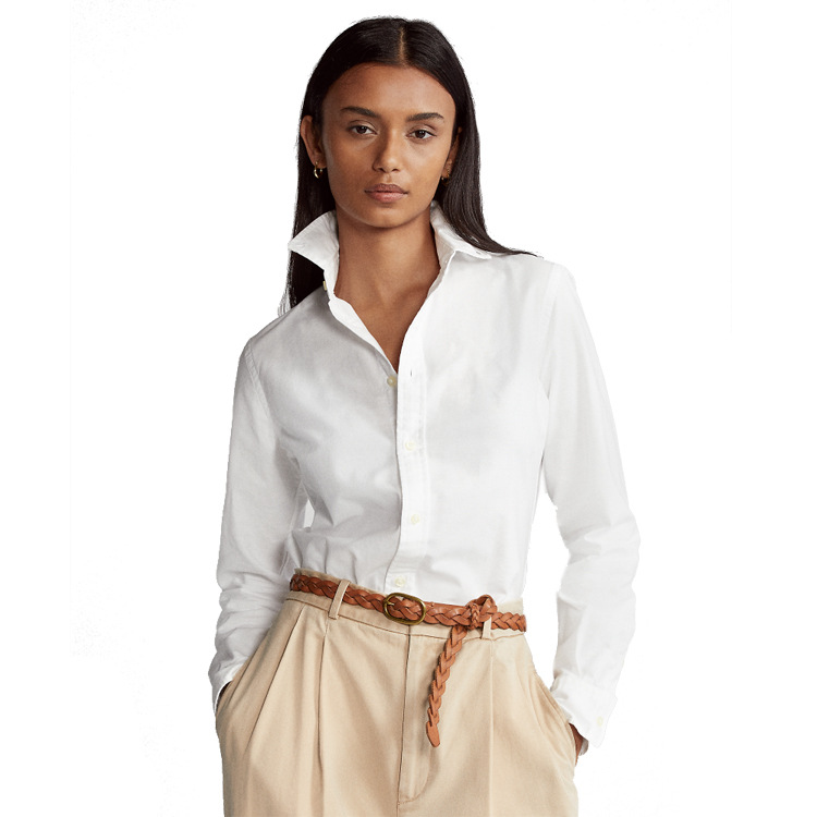 Spring Automn Designer Pony Pony Women's Oxford Woven Shirt Little Horse Abel Shirt Casual Casual Femme à manches longues