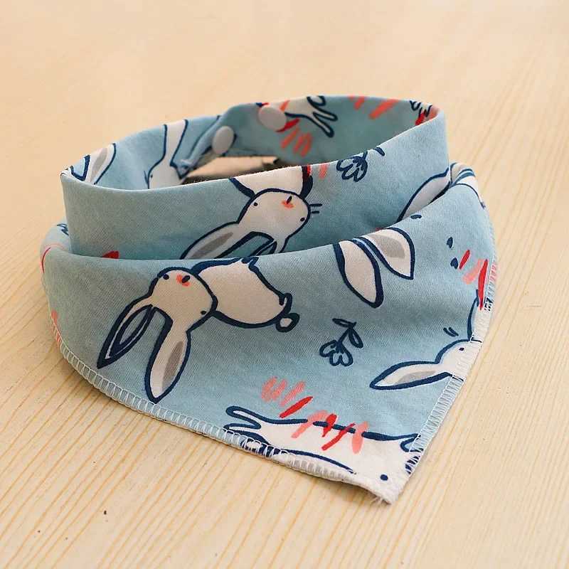 Bibs Burp Cloths Baby Girls Boys Cartoon Feeding Scarf Bib Collar Bib Burp Cloth Bandana Saliva Towel Bibs Cotton Baby Feeding Apron Triangle BibL4812