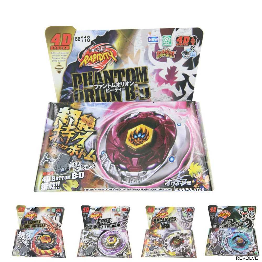 4D Beyblades METAL FUSION Rapidity Spinning Top BB118 Phantom Orion B D BB-118 metal fury bey STARTER SET