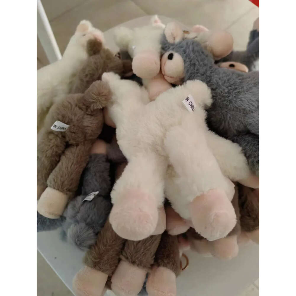 Japanese Toy Alpaca Alpacas Keychains Plush Soft Stuffed Sheep Llama Animal Dolls Keychain Doll 18Cm s