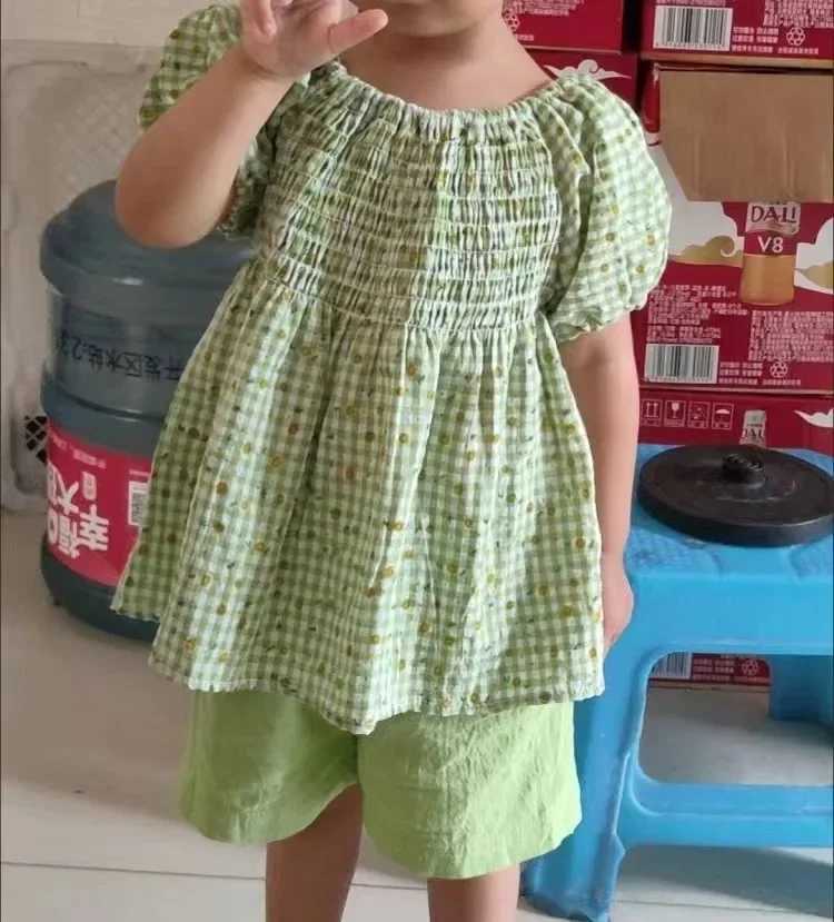 Clothing Sets Baby Set New Girls Summer Floral Kids Short-sleeved Tops+shorts Suit Temperament Pastoral Style Two-piece Set