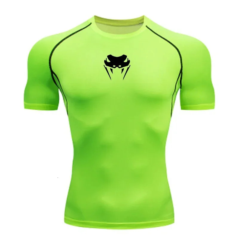 O-Neck Compression 2024Men Shirt MMA Long Or Short Sleeve T-Shirt Mens Fitness Bodybuilding Clothes Rashguard Sports Top Tees 240