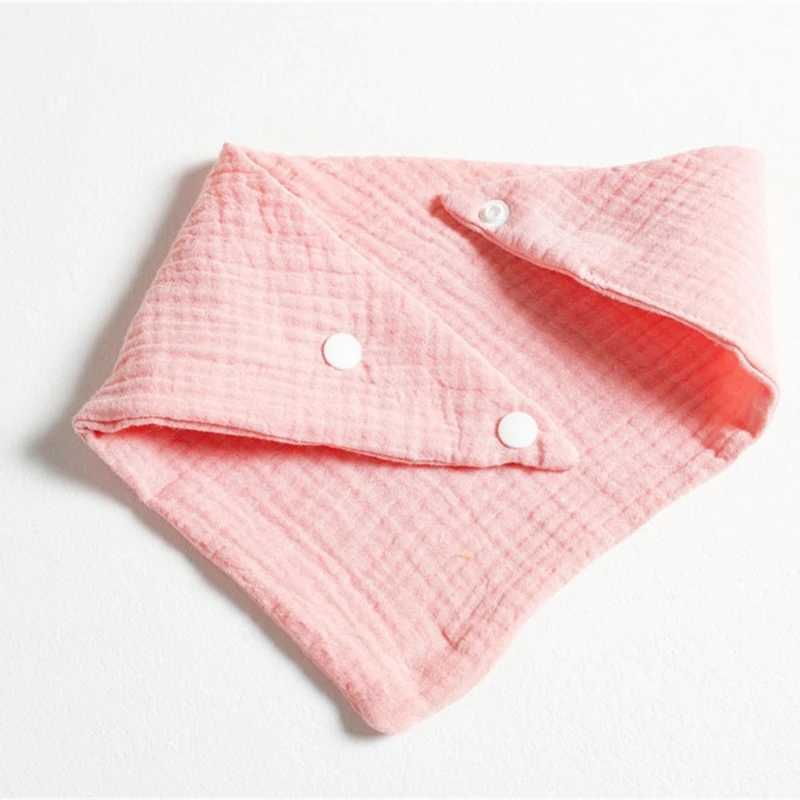 Bibs Burp Cloths 3Pcs/lot Baby Muslin Bibs Soft Cotton Solid Color Bibs Saliva Towel Boys Girls Feeding Apron Bandana Drool Stuff BibsL4812