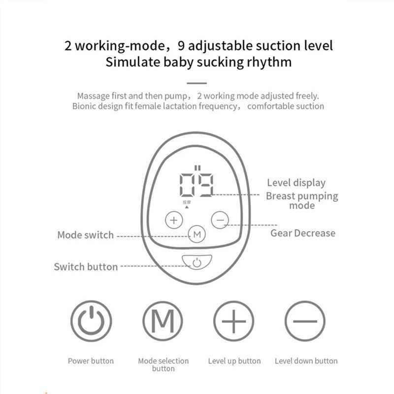 Breastpumps Breastpumps No manual electric wearable breast pump Breastfeeding Milk Collector automatic milk extractor USB charging Q241019 S241252