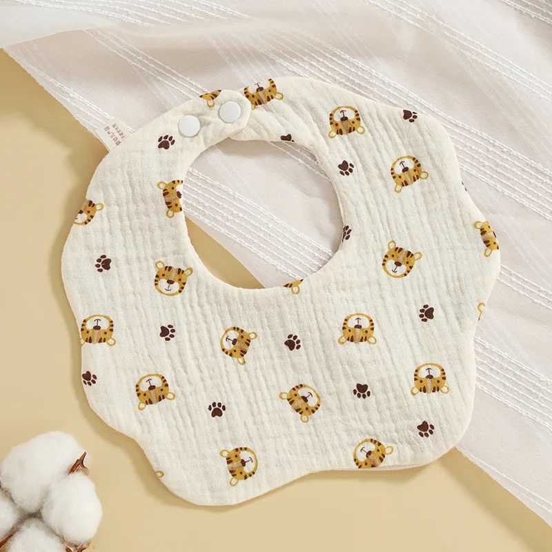 Bibs Burp Cloths Baby Bibs 6 Layers Gauze Muslin Baby Kids Bandana Feeding Burp Cloth Soft Newborn Infant Saliva Towel Baby Girl Boy AccessoriesL4812