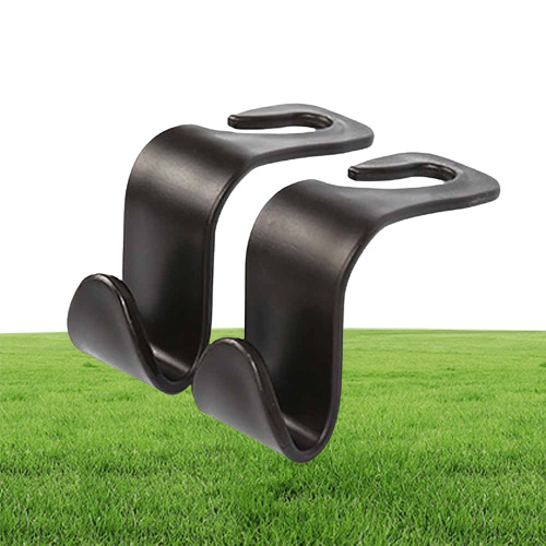 2Pcs Car Seat Back Hook with Phone Holder Vehicle Headrest Seat Back Hanger Holder Hook Universal Mount Storage Auto Accessories
