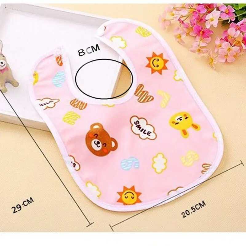 Bibs Burp Cloths 5pc Baby Cotton High Quality Babadores Burp Saliva Towel Cartoon Bibs Bandana Waterproof Boys Girls Accessories ClothingL4812