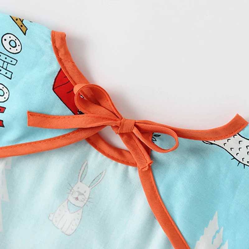 Bibs Burp Cloths Cute Cartoon Baby Bibs Waterproof Infant Eating Children Drawing Sleeveless Baby Bandana Bibs Soft Baby Bib Meal Burp Eva ClothsL4812