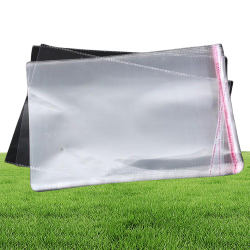 Gauges 100pcsLots Resealable Cellophane OPP Poly Bags Thick Clear Chlothes Clothing Package Storage Bag Envelope Gift Wrap