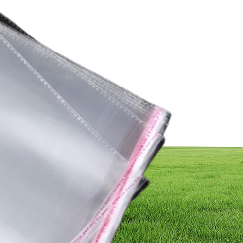 Gauges 100pcsLots Resealable Cellophane OPP Poly Bags Thick Clear Chlothes Clothing Package Storage Bag Envelope Gift Wrap