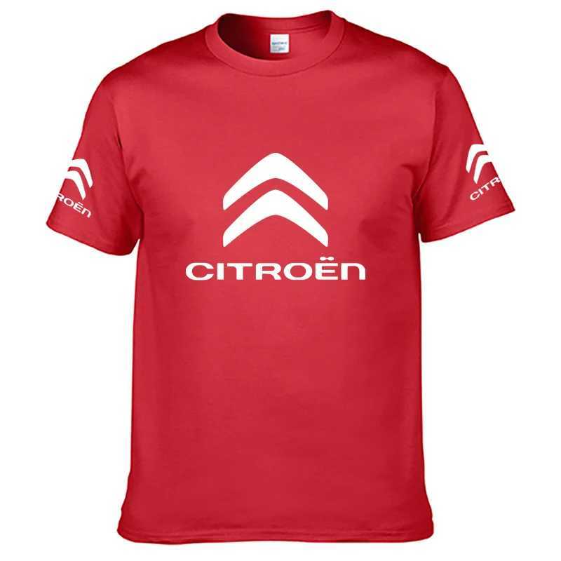 Men's T-Shirts Summer Mens T-Shirts Citroen Print Cotton Casual Fashion Short Slve Man Harajuku High Quty Unisex T Shirt Euro Size T240515