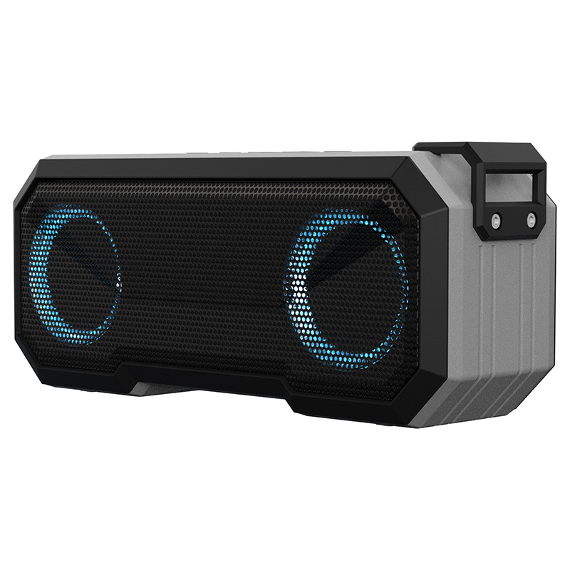 New Colorful Luminous Dual Speaker Speaker LED Outdoor Waterproof Bluetooth Speaker Subwoofer Computer Sound System