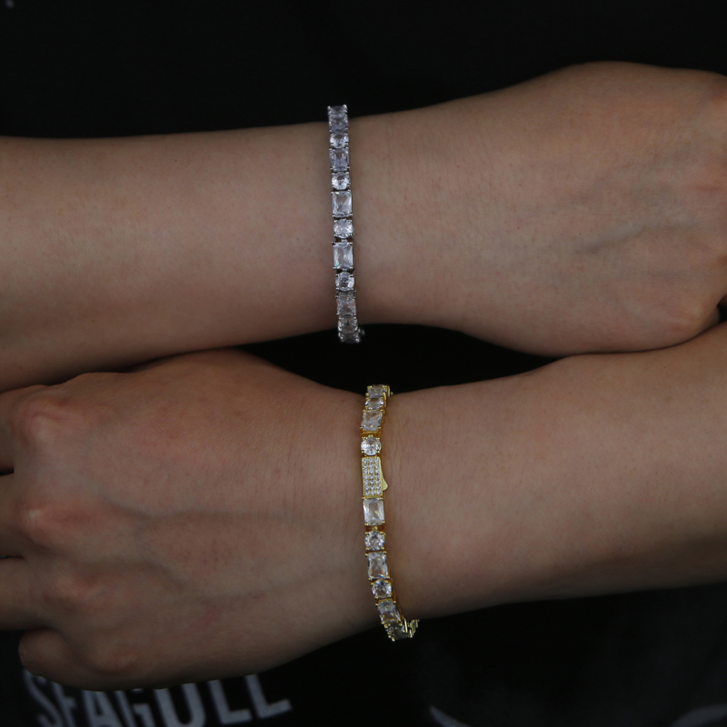 Tennis Chain: 1 Row Bg 5A Cz Stone Choker Necklace - Hip Hop Iced Out Jewelry