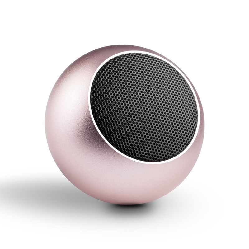 Mini wireless Bluetooth small speaker, car mounted subwoofer, high-quality small steel cannon, metal shell portable speaker