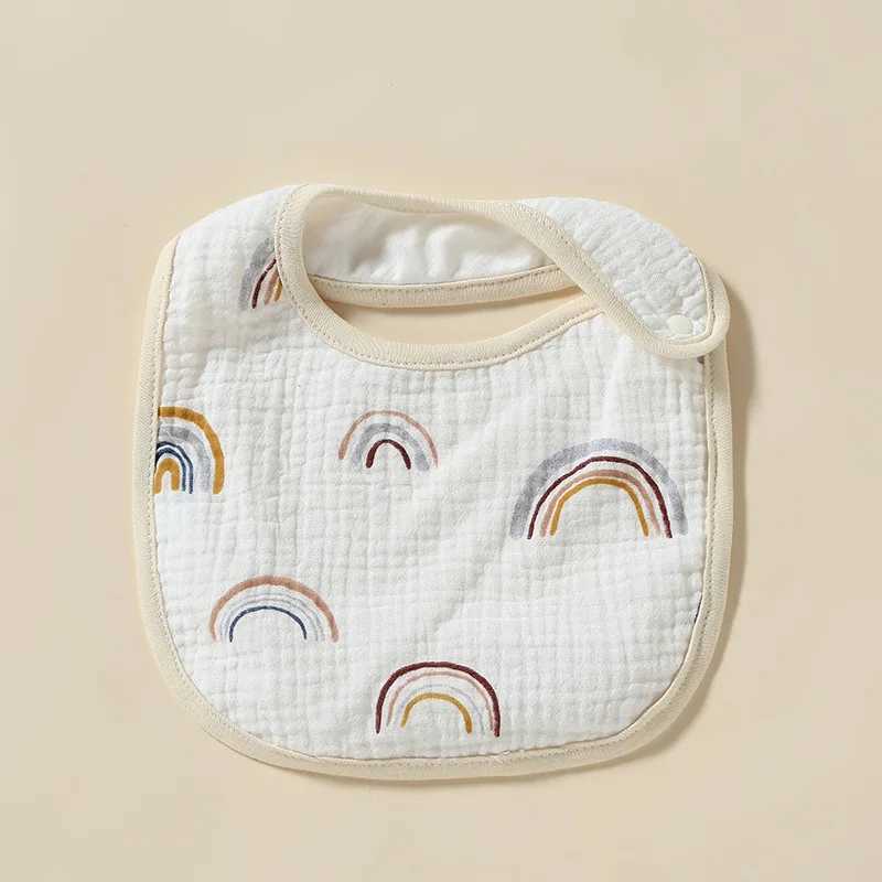 Bibs Burp Cloths New Waterproof Cotton Baby Bibs Infants Cute Cartoon Print Feeding Saliva Towel Newborn Toddler Soft Burp Cloth For Kid BibL4812