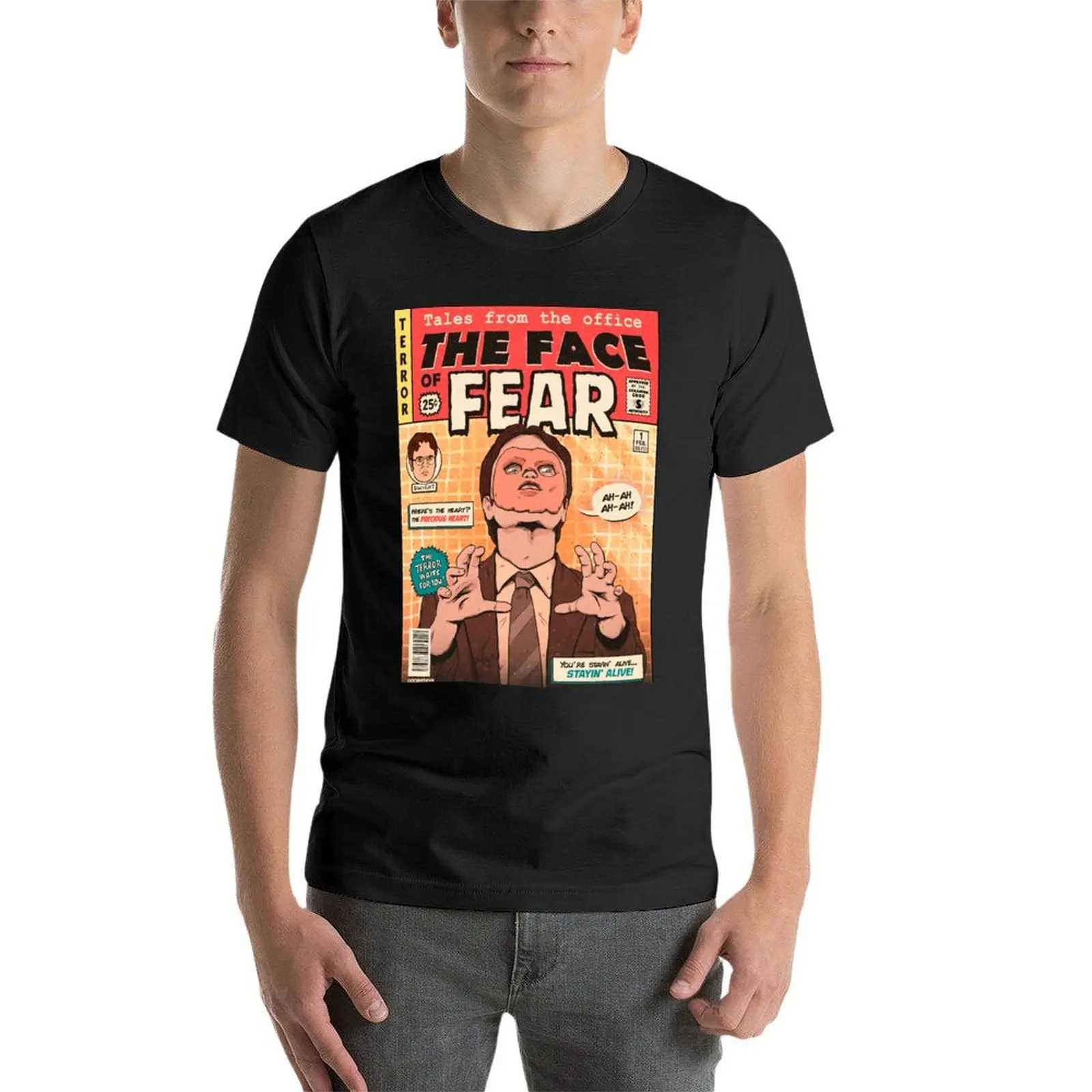 Men's T-Shirts New The Office CPR - Dwight T-Shirt black t shirts man clothes fitted t shirts for men T240515