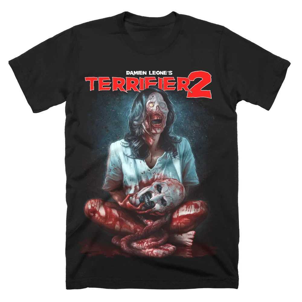 Men's T-Shirts Terrifier T-shirt Horror Movie Hallown Merch Black T Women Men Crewneck Short Slve Strtwear 3D Clothes T240515