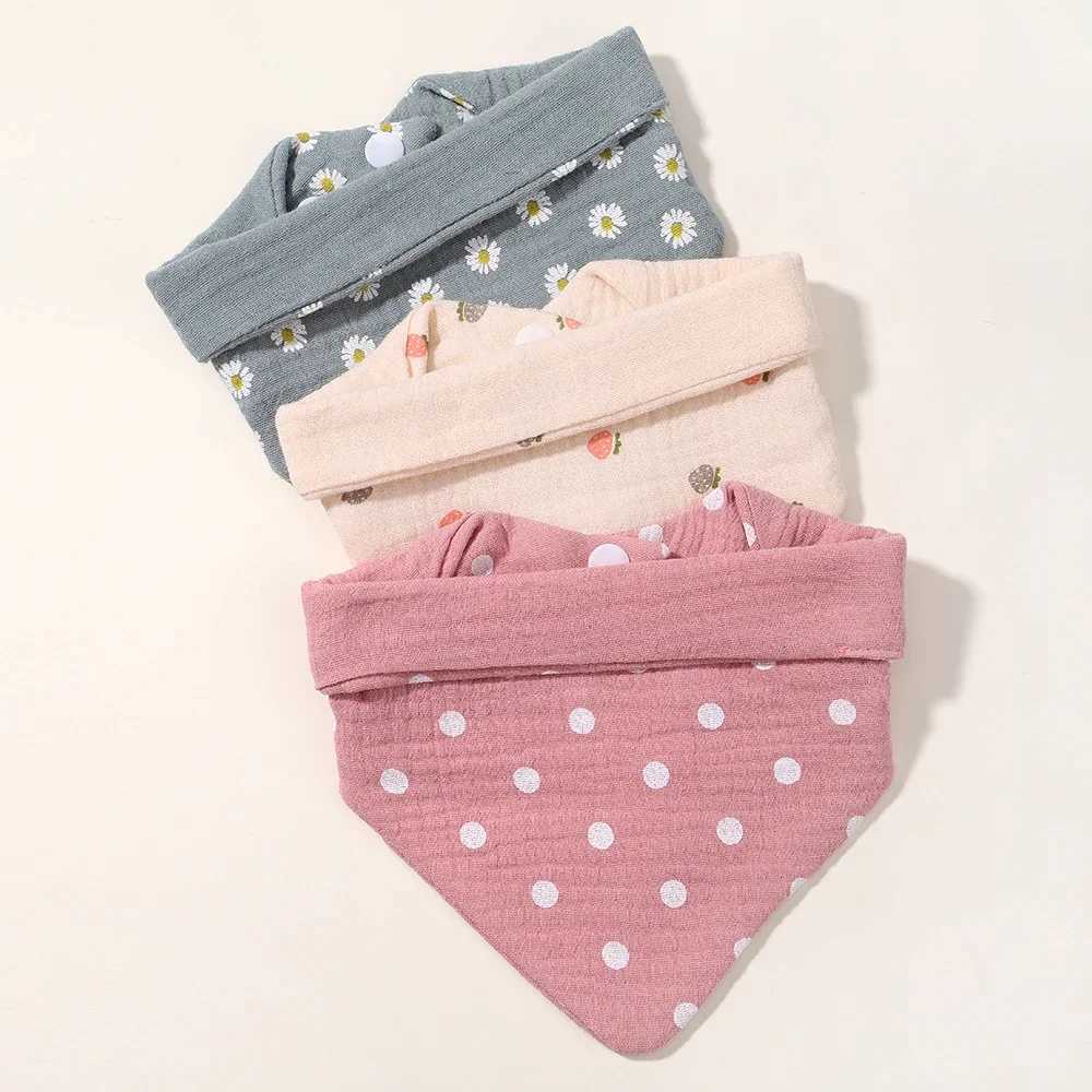 Bibs Burp Cloths Newborn Baby Bibs Infant Burp Cloths Stuff Feeding Drool Bandana Saliva Cartoon Soft Bib Safety Protection Girls AccessoriesL4812