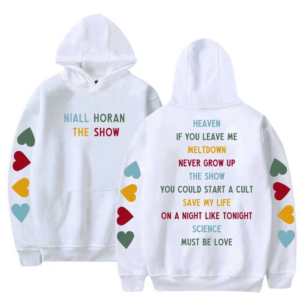 Men's Hoodies Sweatshirts Niall Horan The Show Album Merch Hoodie Long Slve Strtwear Women Men Hooded Sweatshirt Fashion Clothes T240515