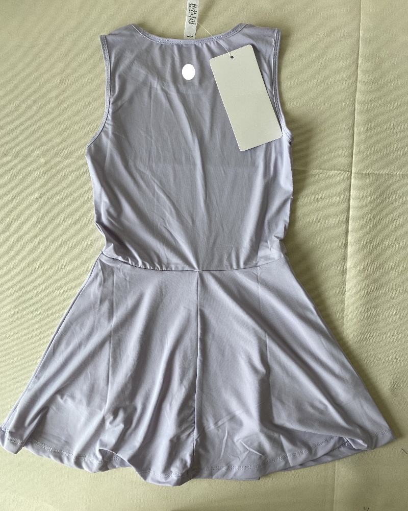 Uu-2456 Summer Girls Yoga Dresses Girl Sports Long Skirt Fiess Exercise Tennis Dress