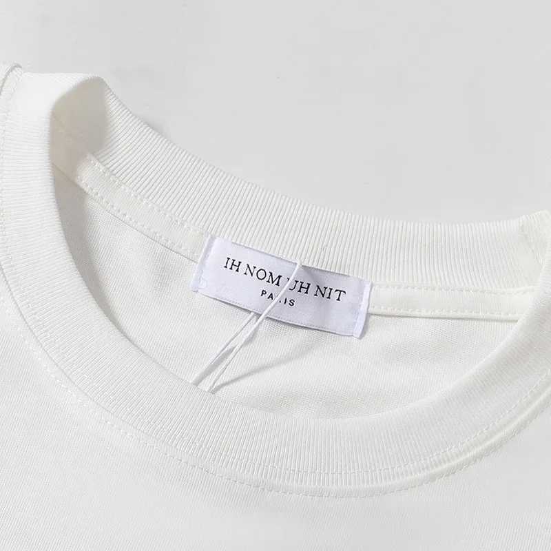 Men's T-Shirts White IH NOM UH NIT Simple Top Ts Mens And Womens Classic All-match 100% Cotton Short Slve Printing T-shirts T240515