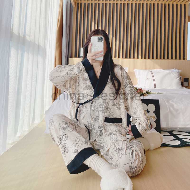 Pregnant women's pajamas spring and autumn cotton thin summer maternity clothes in April postpartum lactation pregnant women hospitalized 5 home