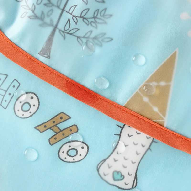 Bibs Burp Cloths Cute Cartoon Baby Bibs Waterproof Infant Eating Children Drawing Sleeveless Baby Bandana Bibs Soft Baby Bib Meal Burp Eva ClothsL4812
