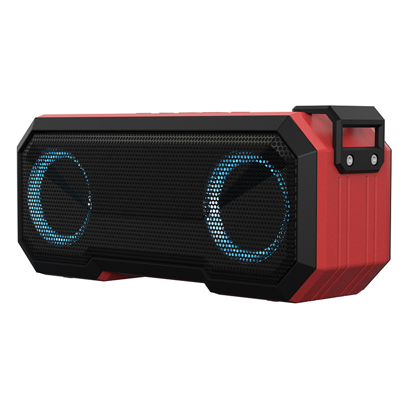 New Colorful Luminous Dual Speaker Speaker LED Outdoor Waterproof Bluetooth Speaker Subwoofer Computer Sound System