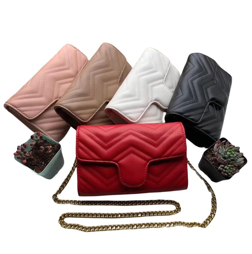 Designer Bag Women Crossbody Shoulder Bags Chain Wallet Lady Easy Pouch On Strap Purse Letters Embossed Flower Stripes Luxury Brand Handbags