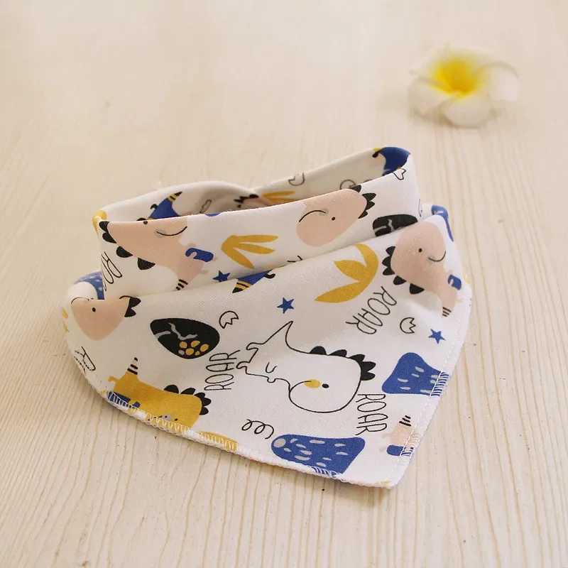 Bibs Burp Cloths New Baby Bibs Triangle Cotton Bandana Bibs for Boys Girls Burp Cloth Baby Scarf Meal Collar Feeding Accessories Saliva TowelL4812