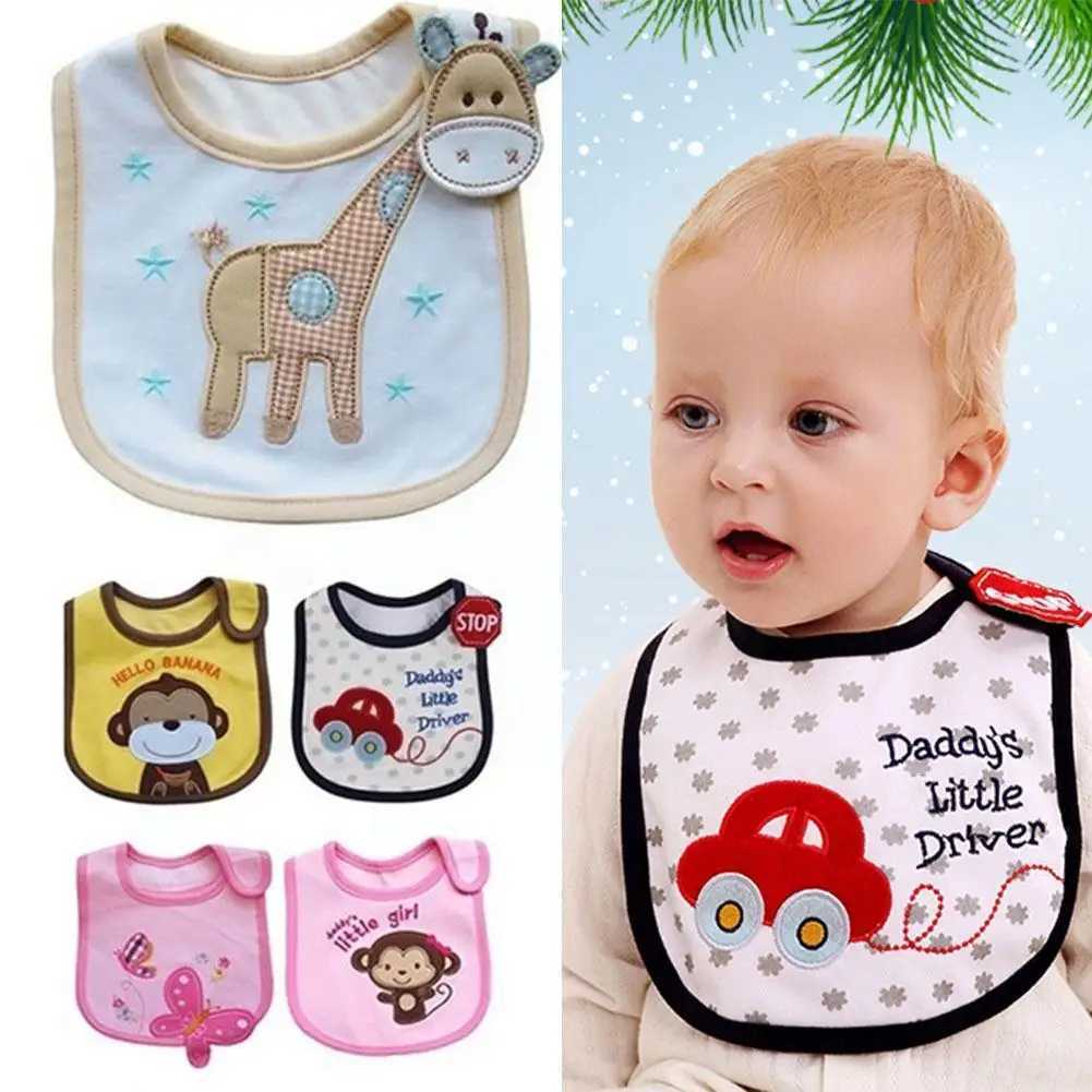 Bibs Burp Cloths Feeding Baby Bibs Bandana Cute Embroidered Sleeveless Things For Baby Boy Burp Saliva Cartoon Bibs Girl Bib Cloths C7M9L4812