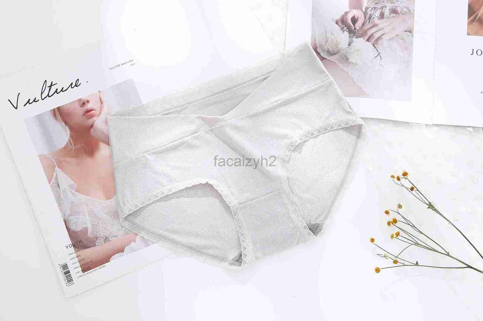 Pregnant women's underwear thin summer ice silk low waist breathable abdominal support prenatal and postpartum triangle SHORTS NEW