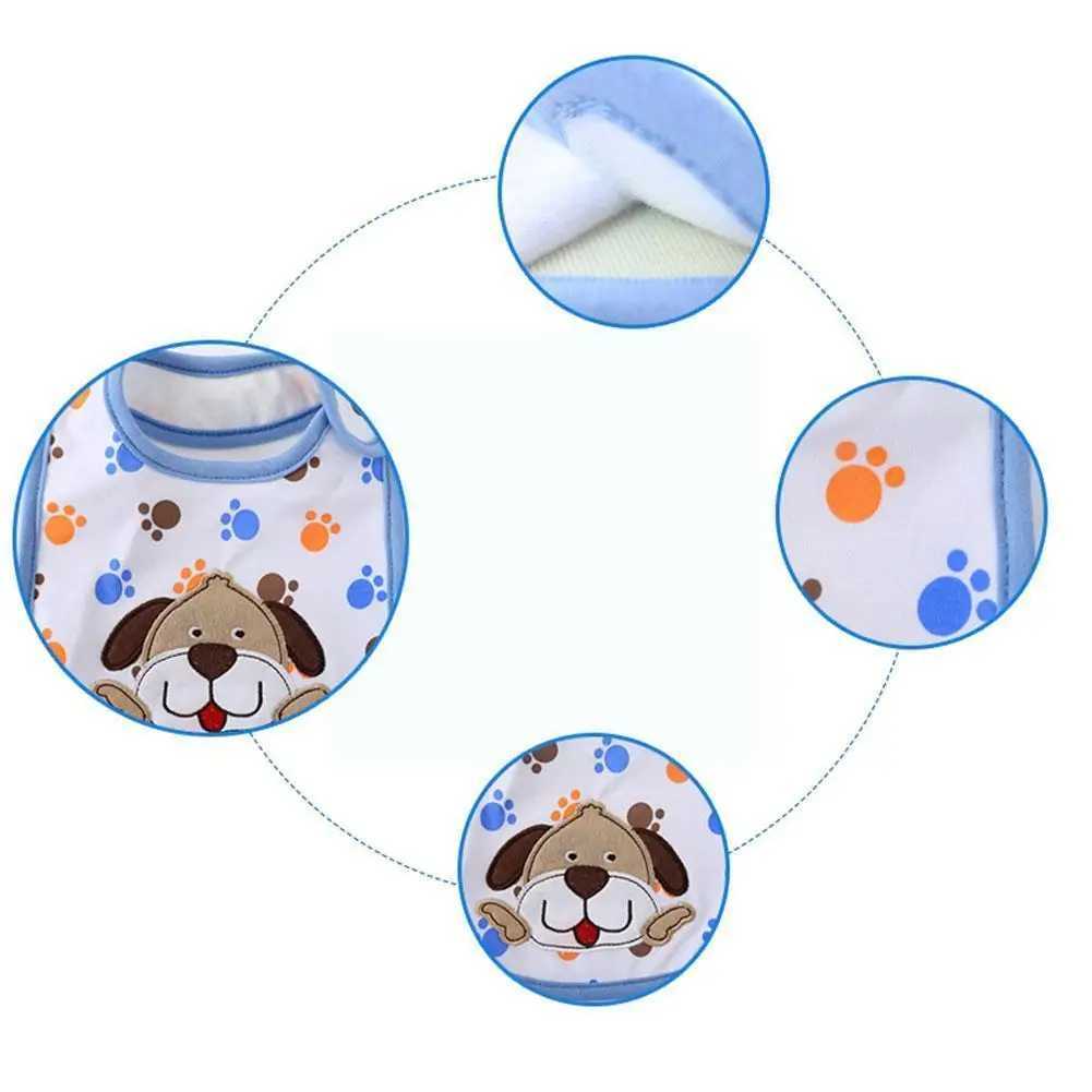 Bibs Burp Cloths Feeding Baby Bibs Bandana Cute Embroidered Sleeveless Things For Baby Boy Burp Saliva Cartoon Bibs Girl Bib Cloths C7M9L4812