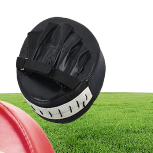 Designer-Black Red Boxing Gloves Pads for Muay Thai Kick Boxing MMA Training PU boxer target Pad