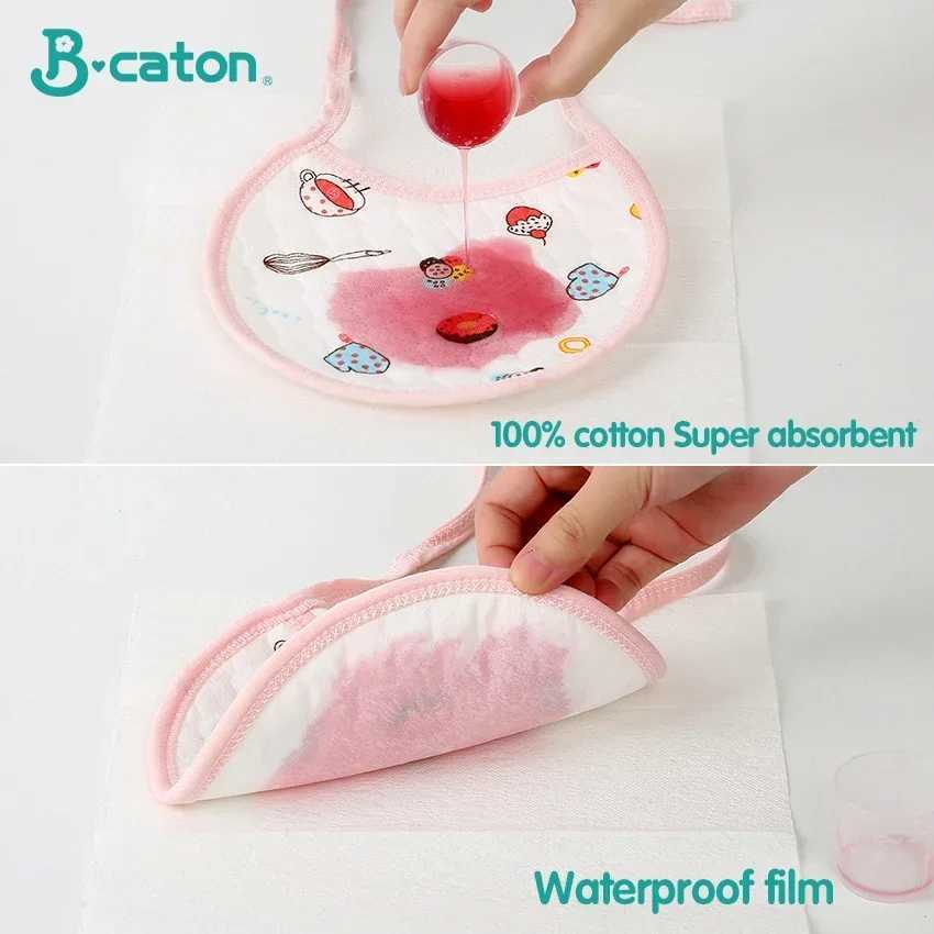Bibs Burp Cloths 3pcs Baby Bibs Cotton 3D Thickening Water Absorption Waterproof Bibs Babys feeding Burp Cloths Cartoon Pattern Fit Baby StuffL4812