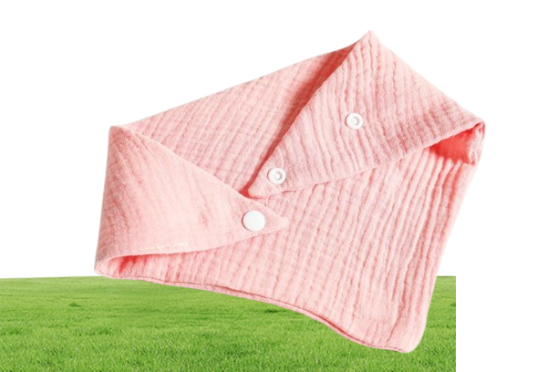 Bibs Burp Cloths 3Pcslot Baby Muslin Triangle Soft Cotton Solid Color Saliva Towel Boys Girls Feeding Apron Bandana Drool Stuff