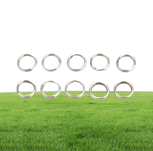 1000pcs Stainless Steel Fishing Split Rings Heavy Duty Lure Solid Ring Loop Lures 7mm 150lbs