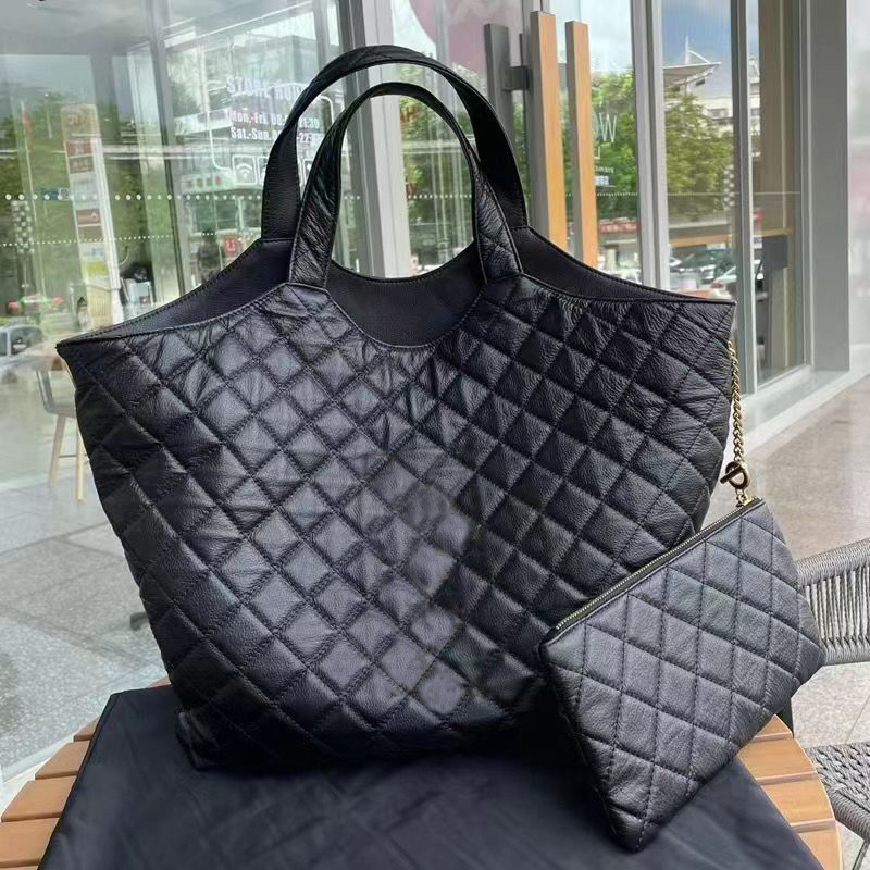 Plus Large Women Shoulder Bags Designer Handbag Quilted Leather Icare Tote Designers Big Purse Gaby Handbags Luxury Shopper Bag With Wallet