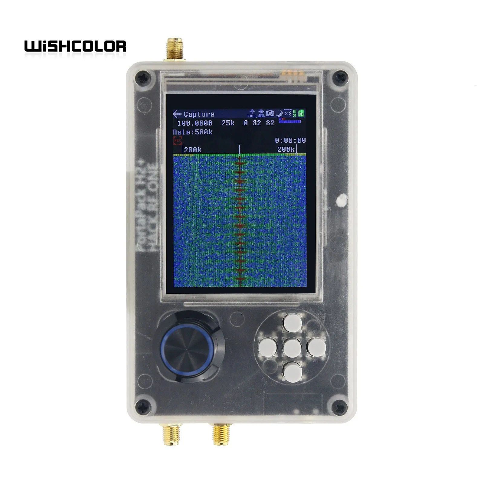 color V200 Hackrf One R9 Upgraded PortaPack H2 32 LCD Plastic Shell Finished 5 Antennas USB Cable SDR Radio kit 240506