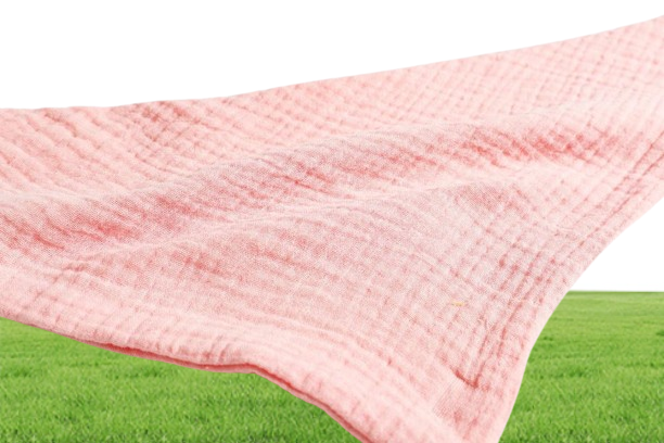 Bibs Burp Cloths 3Pcslot Baby Muslin Triangle Soft Cotton Solid Color Saliva Towel Boys Girls Feeding Apron Bandana Drool Stuff