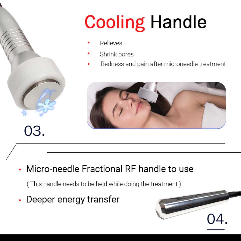 Fractional Rf Microneedle Beauty Machine Anti Aging Systems RF Skin Face Wrinkles Treatment Microneedling