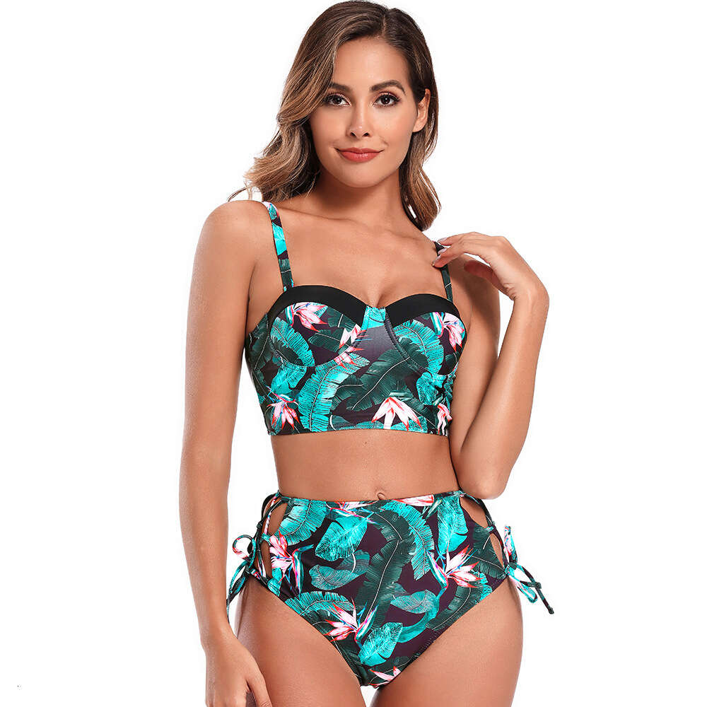 Ddmytiger Strap High Waist New Printed Swimwear Women S Bikini H