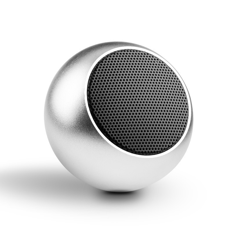 Mini wireless Bluetooth small speaker, car mounted subwoofer, high-quality small steel cannon, metal shell portable speaker