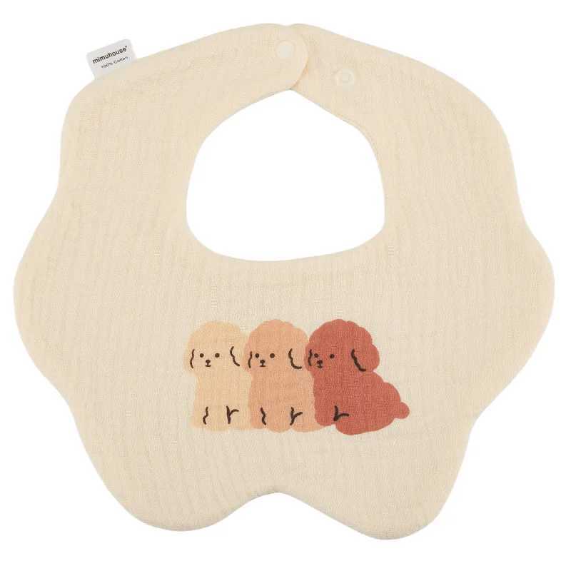 Bibs Burp Cloths Cute 6 Layers Cotton Gauze Baby Bibs Autumn New Saliva Towel Newborn Burp Cloths Bandana Scarf for Boys Girls Feeding Drool BibL4812