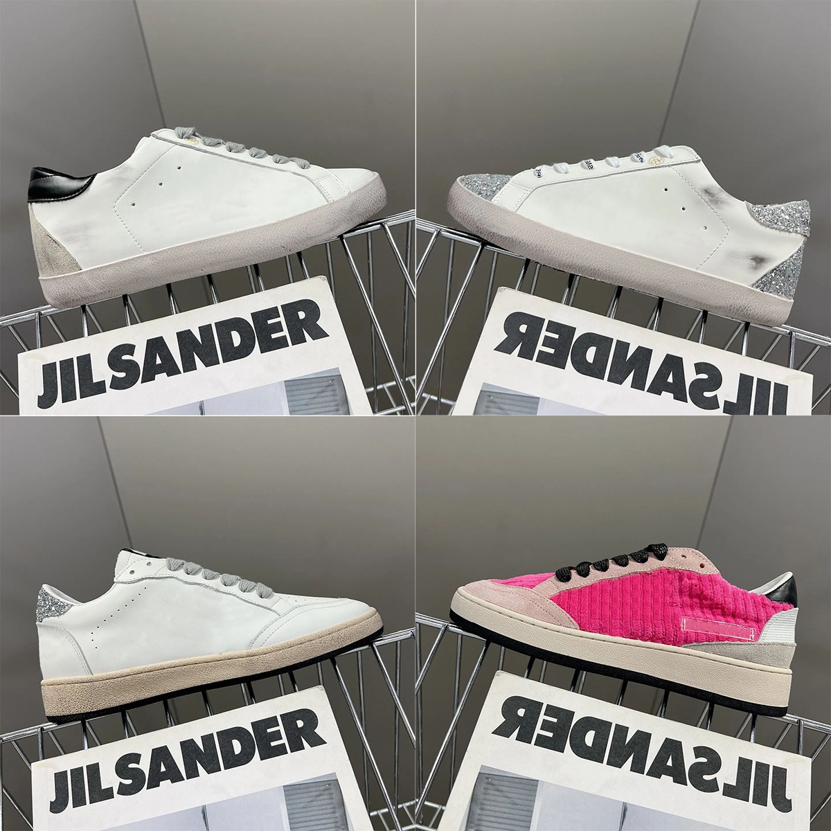 New Fashion Basket Golden Casual Shoes Star Sneakers White Distressed Dirty Gooseity Designer Superstar Men And Women