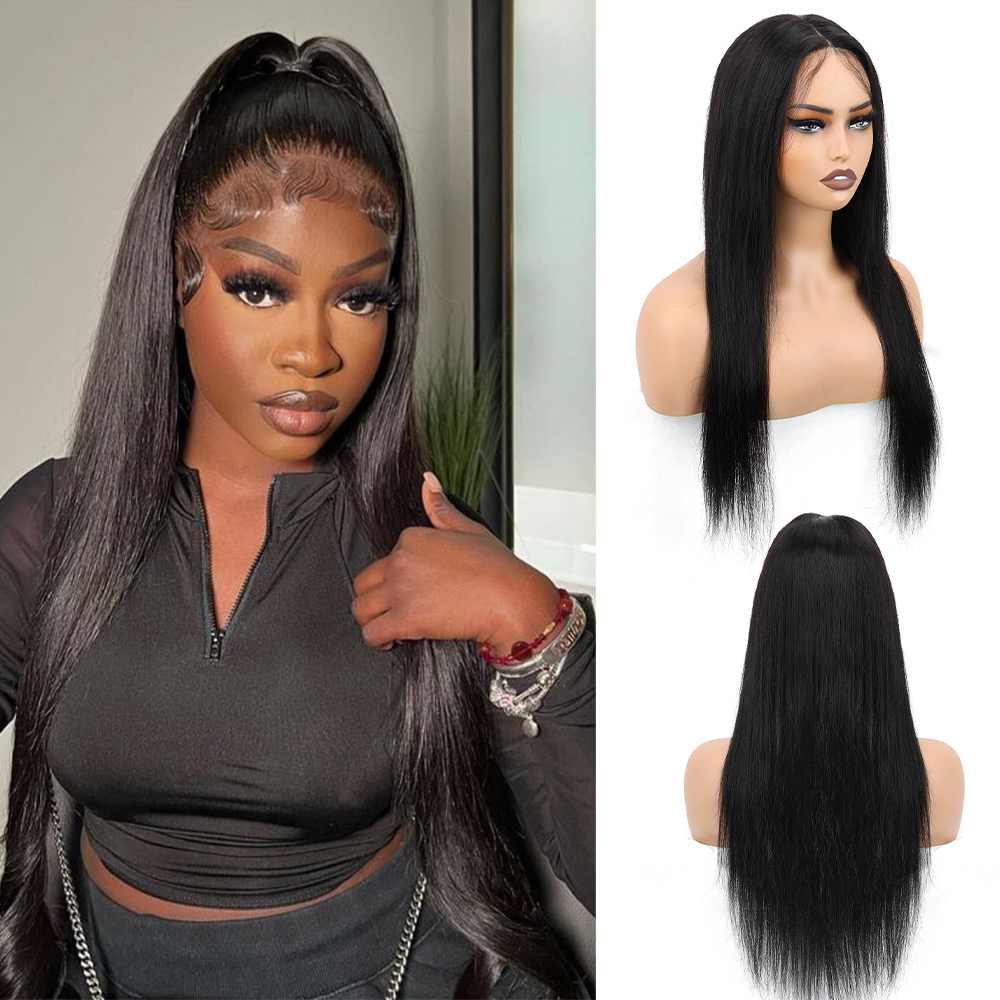 4x4Lace Closure Wigs Pre-Plucked Human Hair Wigs Lace Wig Body Wave Straight Kinky Curly Water Wave Deep Wave Hair Wigs Brazilian Peruvian Hair