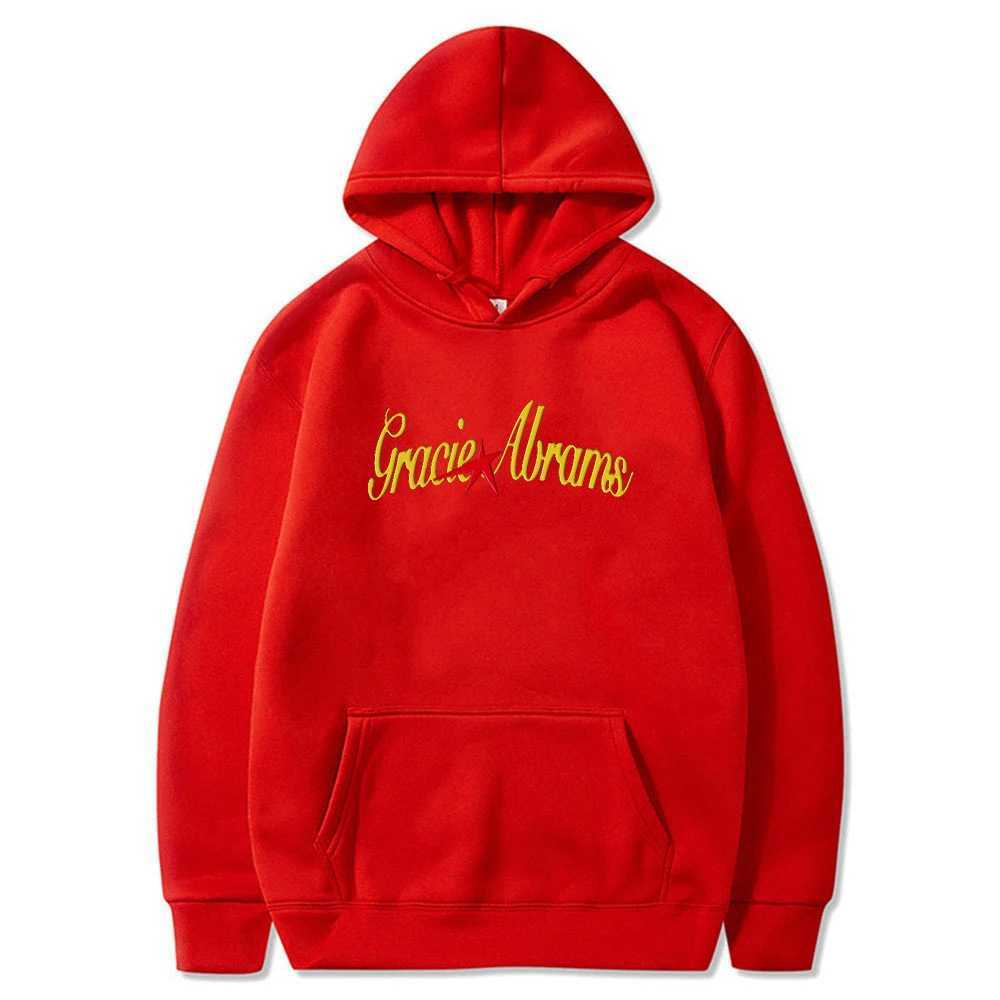 Men's Hoodies Sweatshirts Gracie Abrams Hoodie Star Merch 2024 Tour Long Slve Strtwear Men Women Hooded Sweatshirt Fashion Clothes T240515