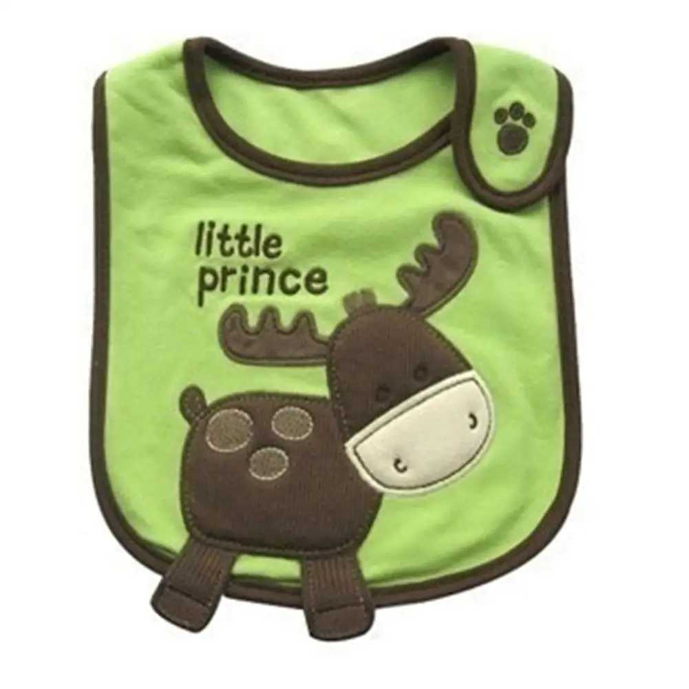 Bibs Burp Cloths Feeding Baby Bibs Bandana Cute Embroidered Sleeveless Bibs For Baby Girl Bib Saliva Boy Burp Cloths Things CartoonL4812