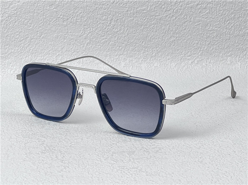 fashion design man sunglasses 006 square frames vintage style uv 400 protective outdoor eyewear with case