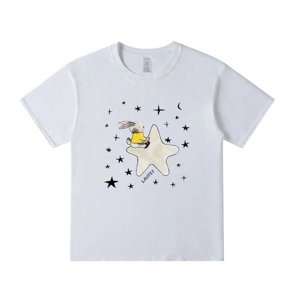 Men's T-Shirts Laufey New Hallown T-shirt Bewitched Album Tour 2023 Merch Crewneck Short Slve Strtwear Men Women T Fashion Clothes T240515